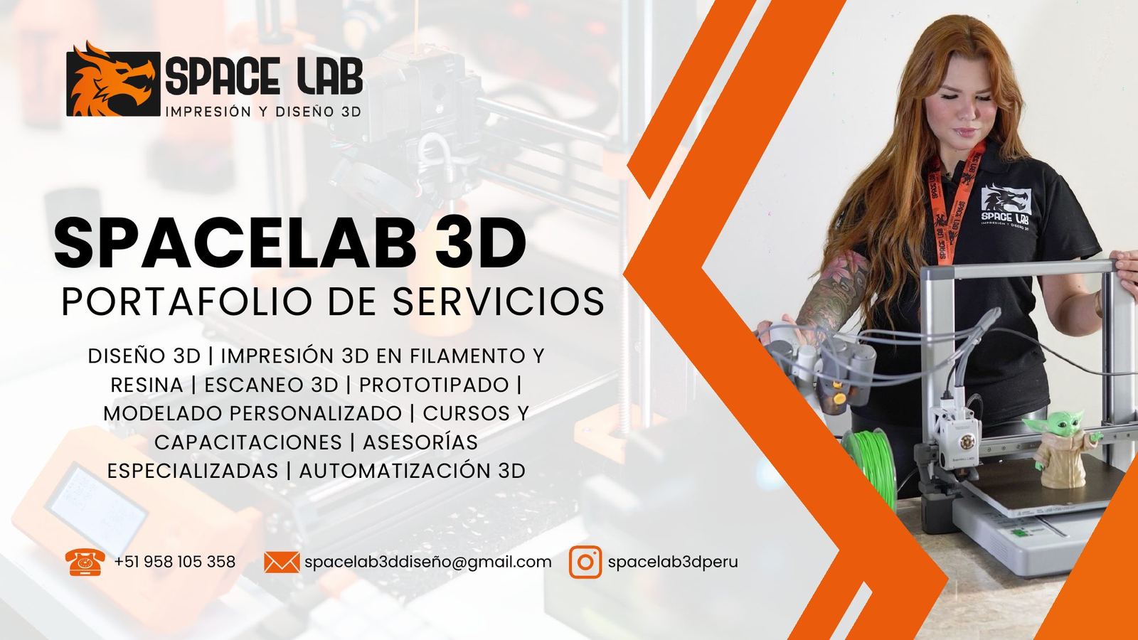 Brochure de Space Lab, página 1 de 19: Portada